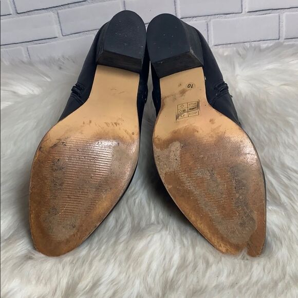 Anthropologie Dolce Vita Black Studded Leather Boot Sz 10 - Picture 6 of 6